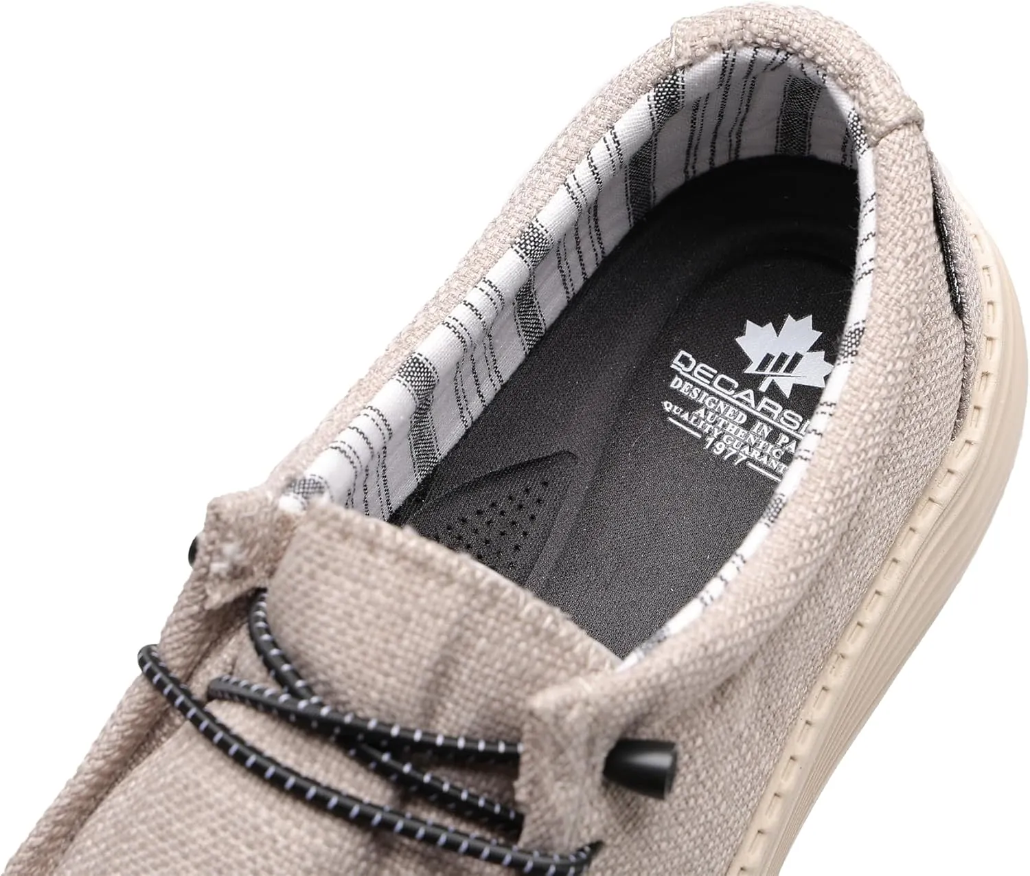 DECARSDZ Men's Casual Slip on Loafers Shoes Stretch Shoe Comfortable & Light-Weigh Use for Commuting Leisure Light Exercise