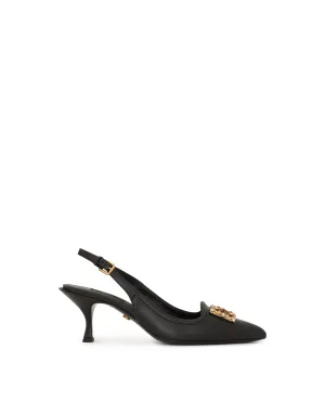DG Amore pointed leather slingback