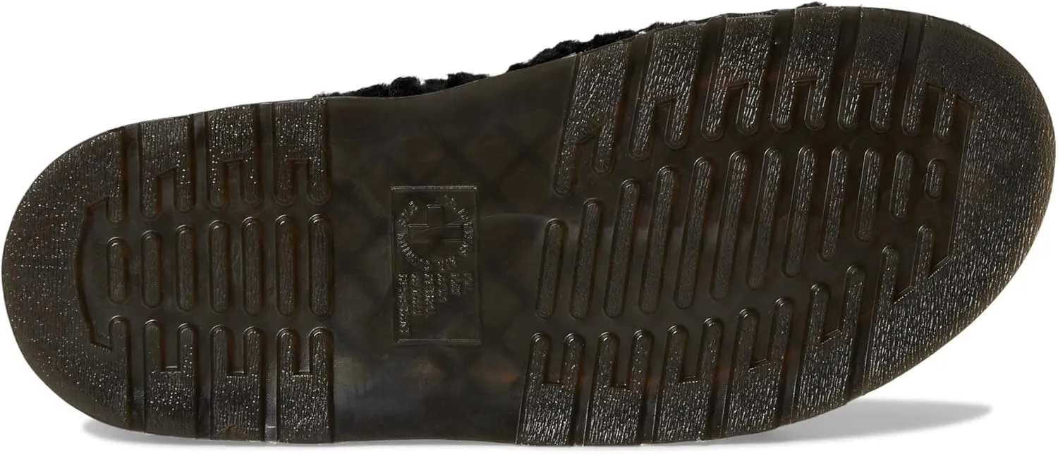 Dr. Martens Women's Jorge Ii Faux Fur Lined Deluxe Borg Slingback Mules