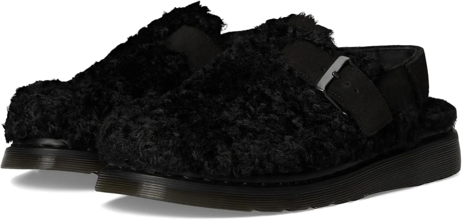 Dr. Martens Women's Jorge Ii Faux Fur Lined Deluxe Borg Slingback Mules