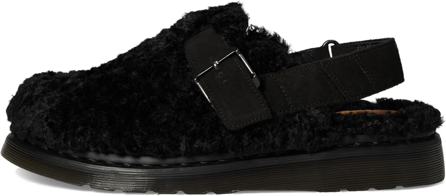 Dr. Martens Women's Jorge Ii Faux Fur Lined Deluxe Borg Slingback Mules