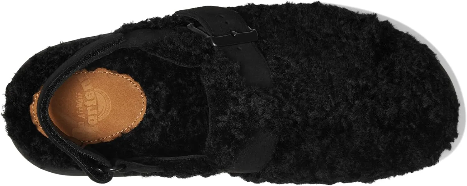 Dr. Martens Women's Jorge Ii Faux Fur Lined Deluxe Borg Slingback Mules