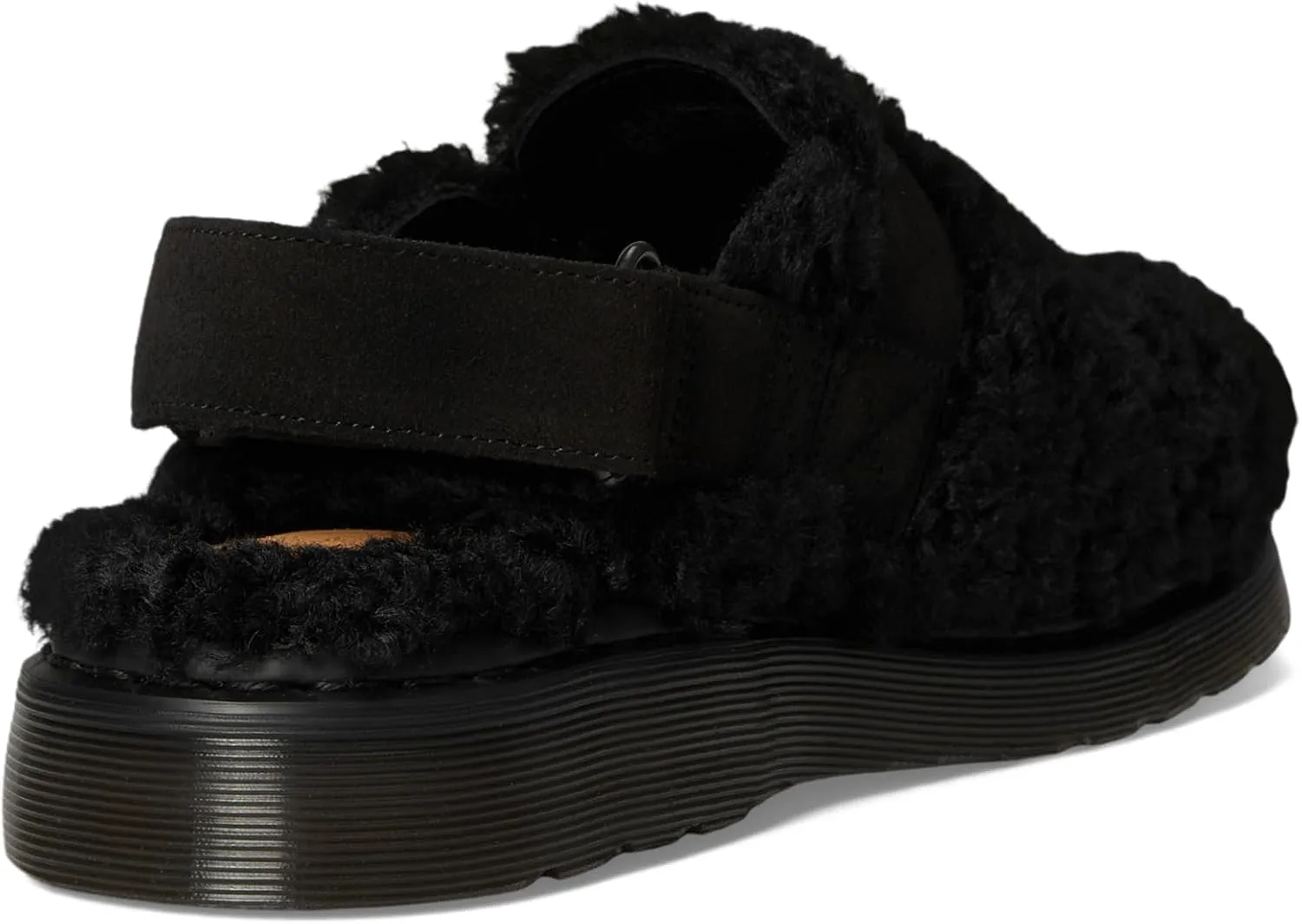 Dr. Martens Women's Jorge Ii Faux Fur Lined Deluxe Borg Slingback Mules