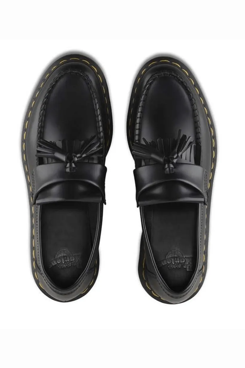 DR MARTENS YS TASSEL LOAFER - BLACK SMOOTH