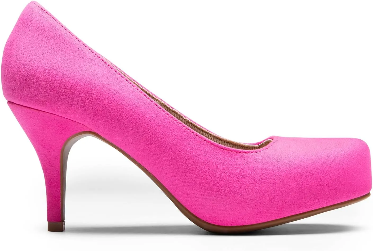 DREAM PAIRS Tiffany Women's Classic Elegant Versatile Low Stiletto Heel Dress Platform Pumps Shoes