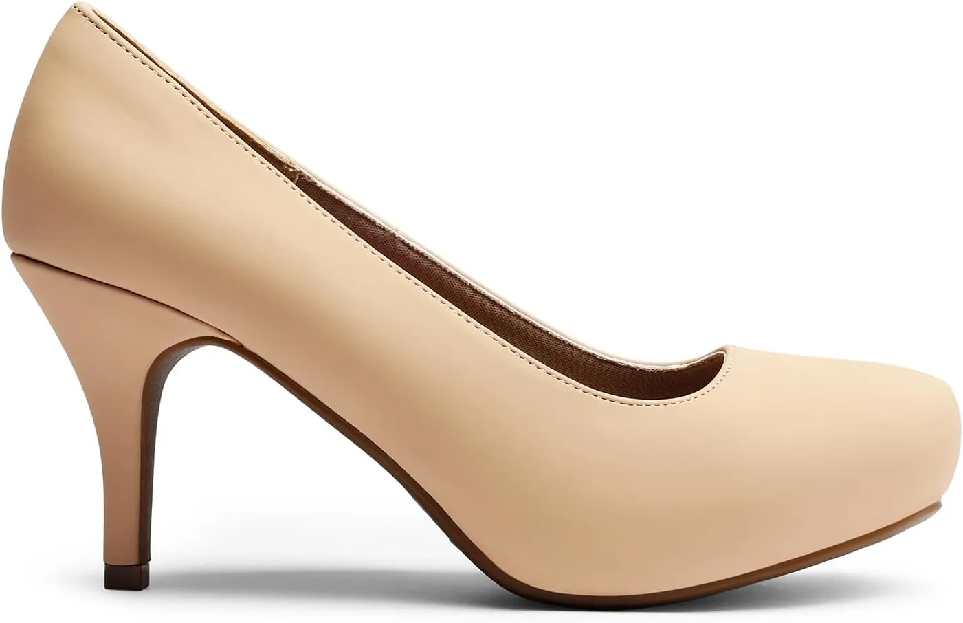 DREAM PAIRS Tiffany Women's Classic Elegant Versatile Low Stiletto Heel Dress Platform Pumps Shoes