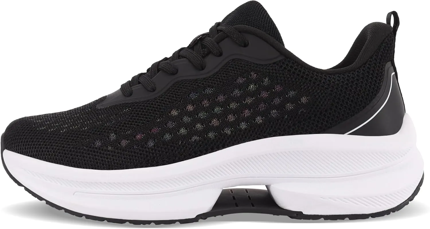 Dresofu Women's Casual Breathable Walking Non-Slip Shoes Platform Lightweight Jogging Tennis Sneakers