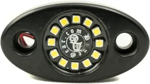 DUNE GEAR DUNEGEAR BILLET UTV LED DOME LIGHT/ROCK LIGHTS USA MADE FLAT MOUNT (AMBER LIGHT)
