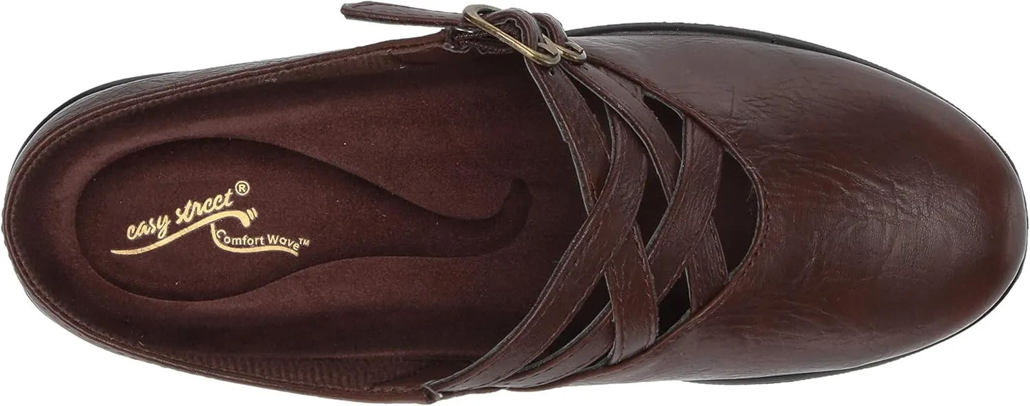Easy Street Women's Marris Mule with Buckled Straps