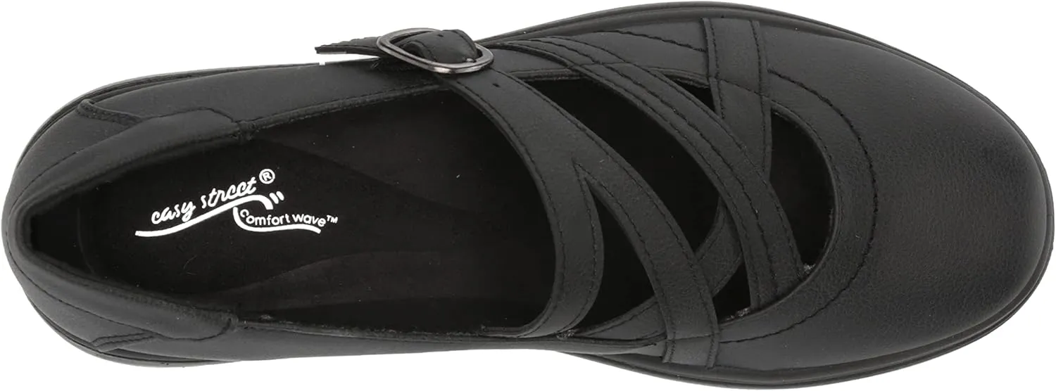 Easy Street Women's Wise Mary Jane Flat
