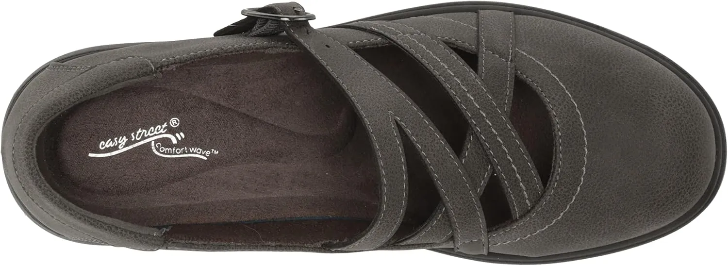 Easy Street Women's Wise Mary Jane Flat