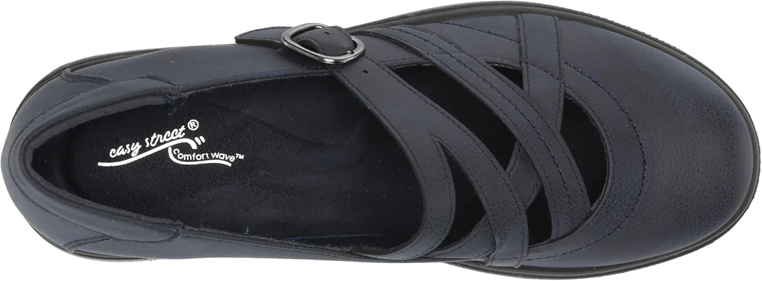 Easy Street Women's Wise Mary Jane Flat