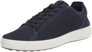 ECCO Men's Soft 7 Cloud Sneaker, Night Sky Nubuck, 10-10.5