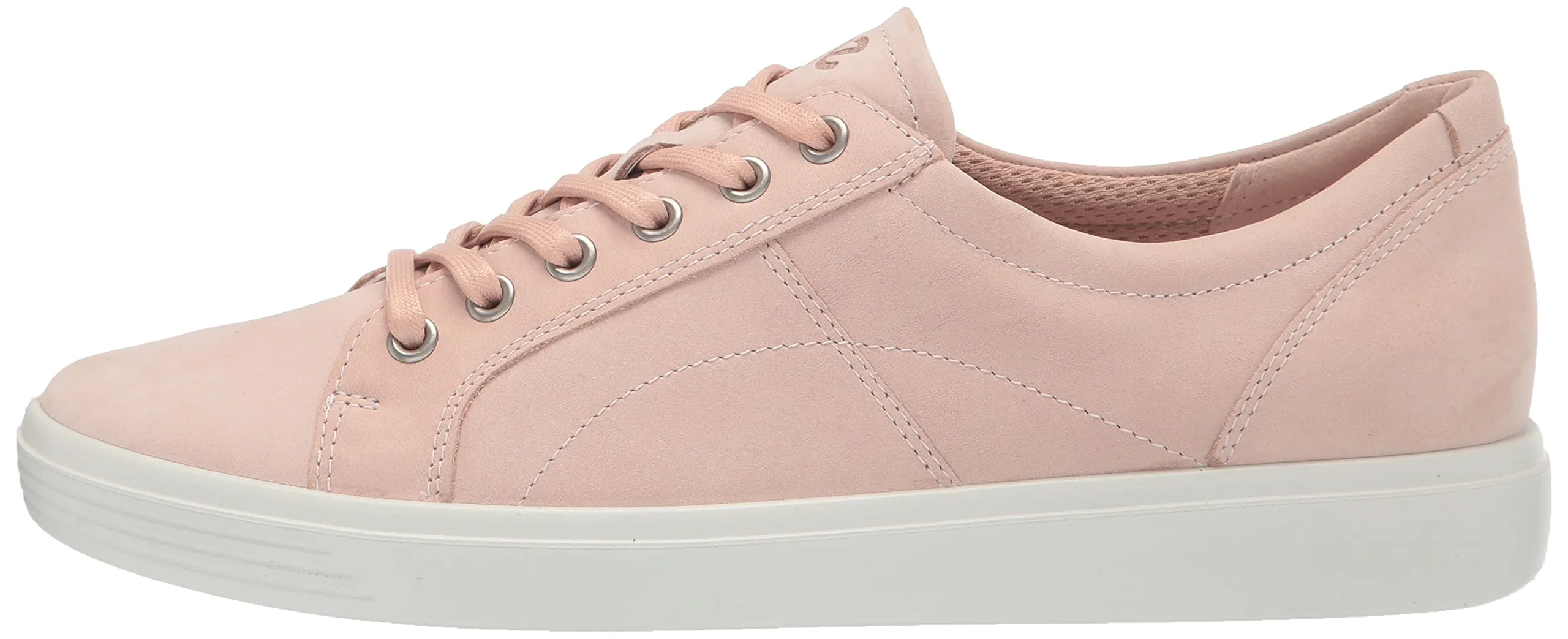 ECCO Women's Soft Classic Lace Sneaker 6-6.5 Rose Dust Nubuck