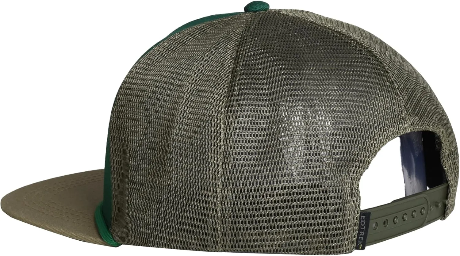 EDTREK Outdoorsman Pro Trucker Breathable Mesh Performance Cap - Flat Brim Snapback Hat