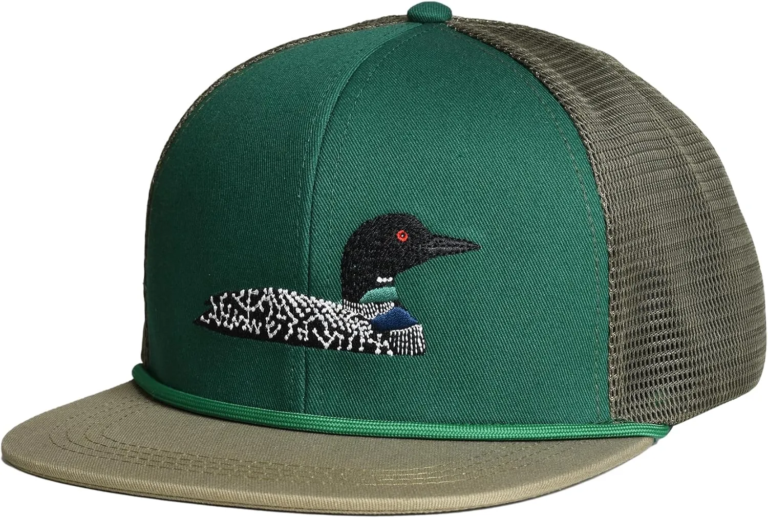 EDTREK Outdoorsman Pro Trucker Breathable Mesh Performance Cap - Flat Brim Snapback Hat