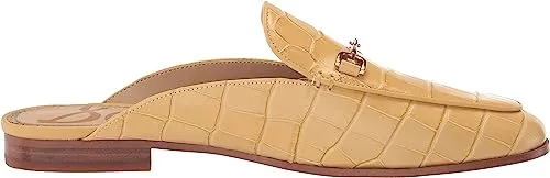 Efficient returns On Sun Embellished Desert Slip Sam Flat Almond Easy to install Edelman Mules Linnie Chain Toe