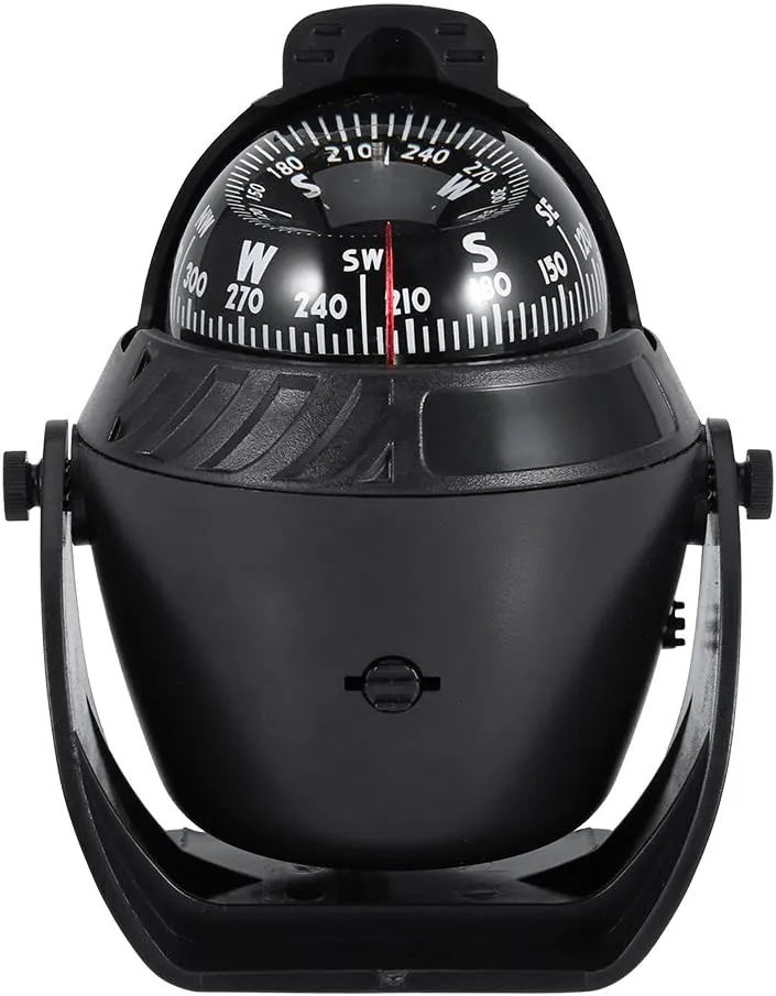 Ejoyous Marine Illuminated Dashboard Boat Navigation Electronic W/LED Light for Car Boat Automotive, Black