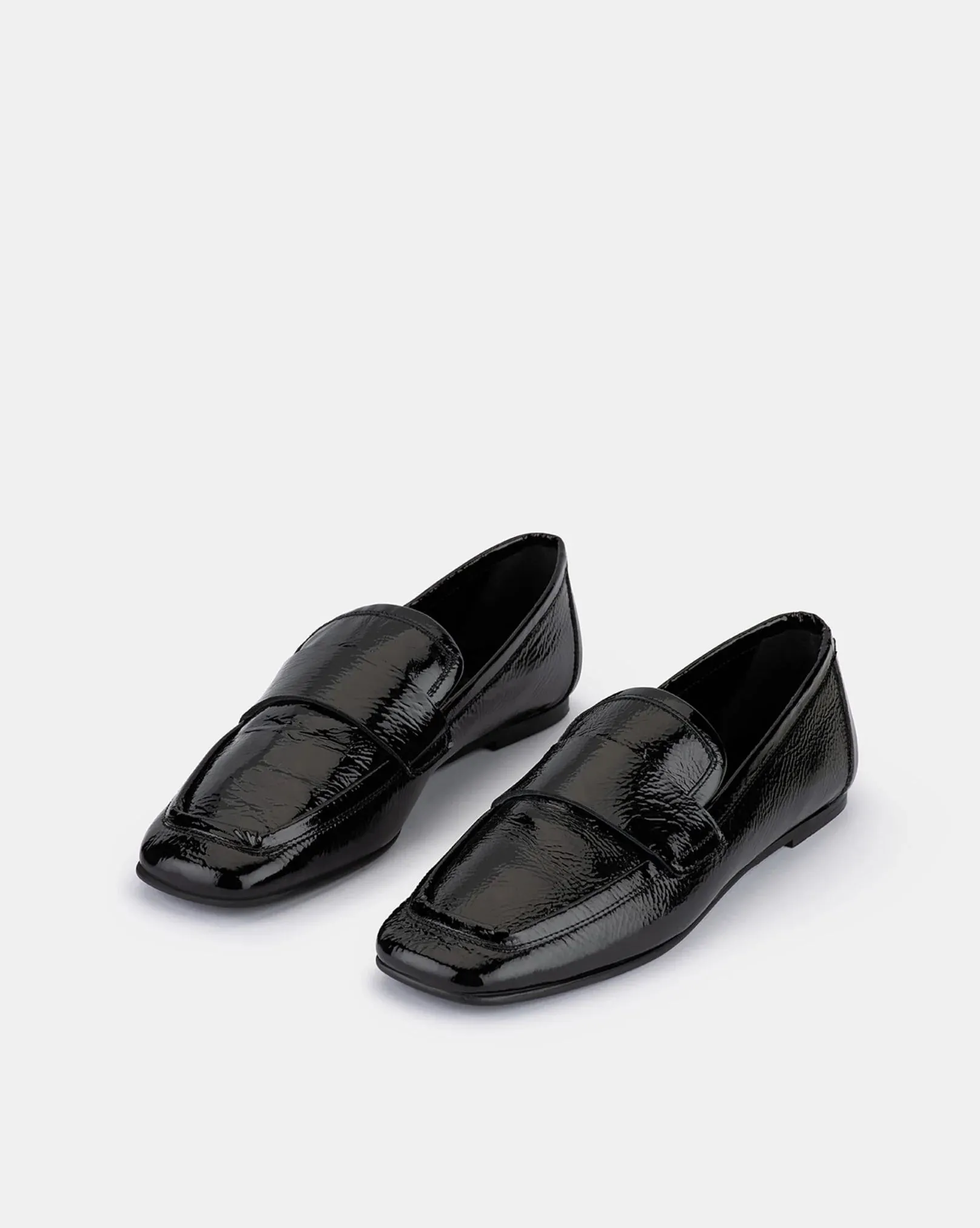 Emilia Loafer, Nero Soft Patent | DOF