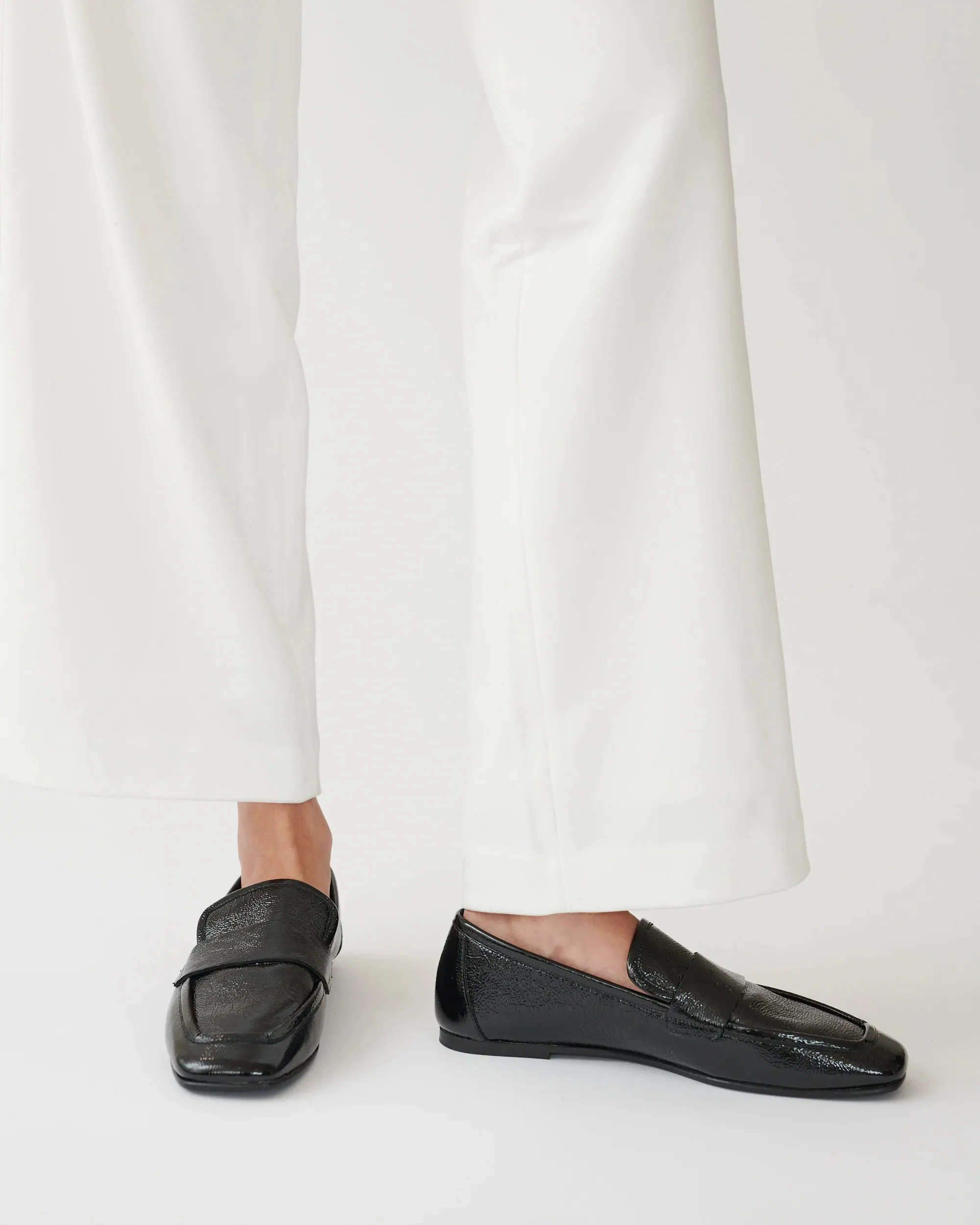 Emilia Loafer, Nero Soft Patent | DOF