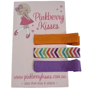 Everyday Non Slip Hair Clip Set - Zigzag