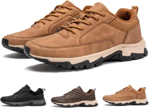 Extra Wide Fit Slip On Outdoor Hiking Trekking Sneaker,Waterproof Men's Trainers,Breathable Lightweight Men's Sports Shoes,Non Slip Sports Shoes