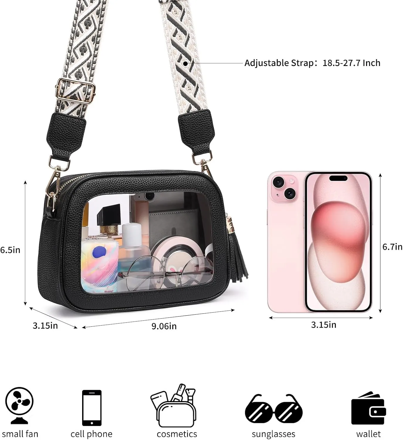 FALAN MULE Crossbody Bags for Women Trendy Vegan Leather Hobo Purses Shoulder Handbags
