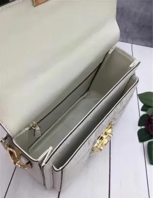 Fashion Genuine Crocodile Skin Women's Messenger Bag Authentic Alligator Leather Lady Crossbody Shoulder Bag Female Purse