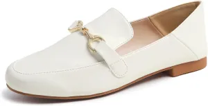FEVERSOLE Women's Fashion Daily Comfort Soft Penny Loafer Office Work Flats