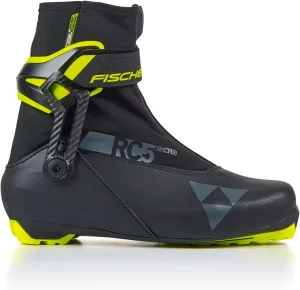 Fischer Unisex RC5 Insulated Breathable Lightweight Water-Repelling Easy-Entry Sports Nordic Cross-Country Skating Racing Skate Boots with Molded Cuff, Soft Lining & Stiff Race Sole