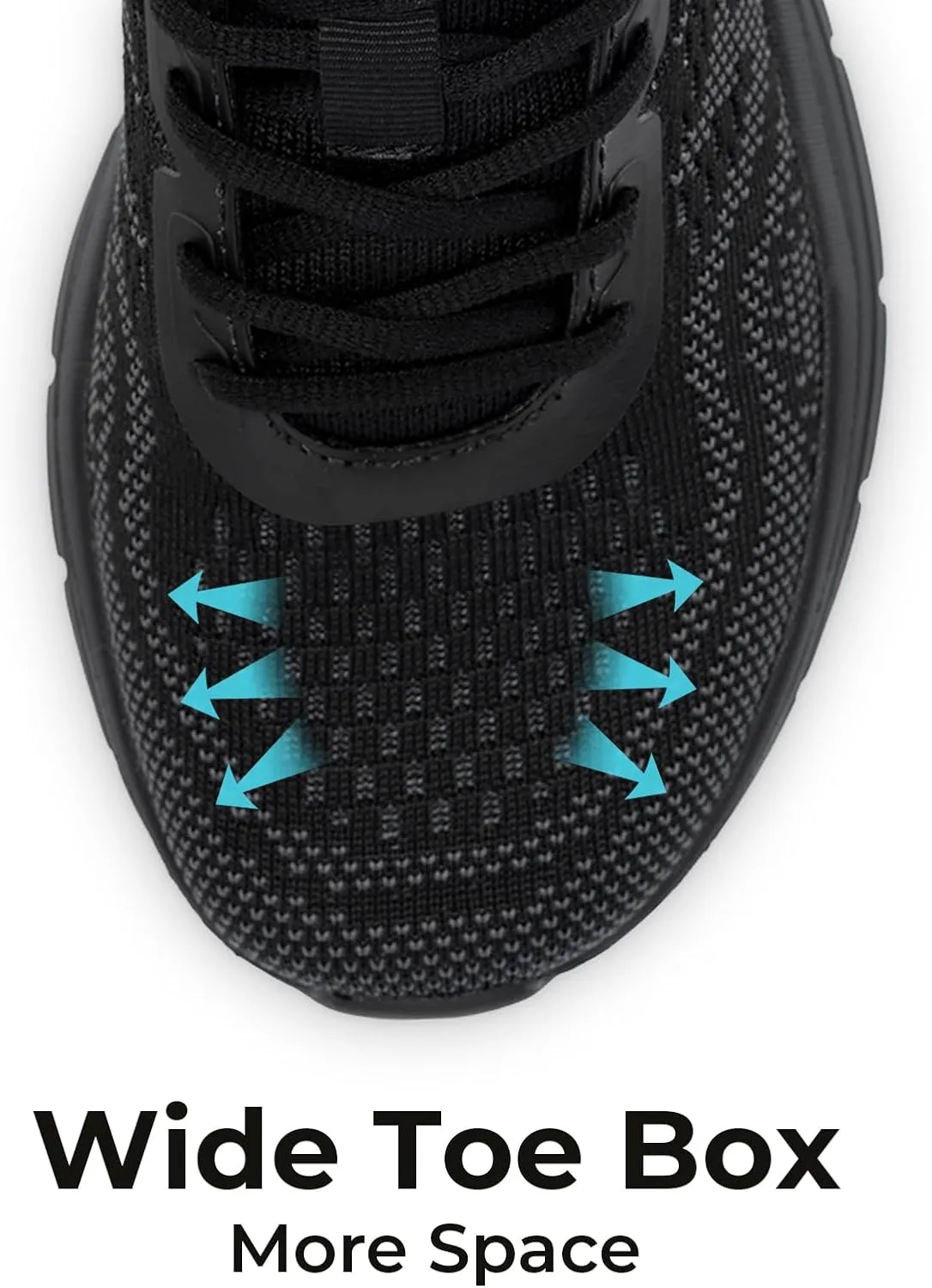 FitVille Women's Wide Walking Shoes Lightweight Sneakers for Women Wide Width for Flat Foot Plantar Fasciitis Heel Pain Relief - Cloud Walker V8