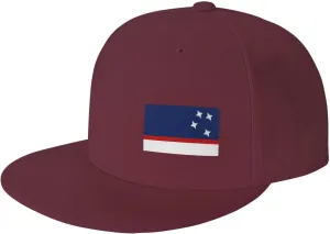 Flag of Patagonia Snapback Hats for Men Women Baseball Cap Flat Bill Brim Hat