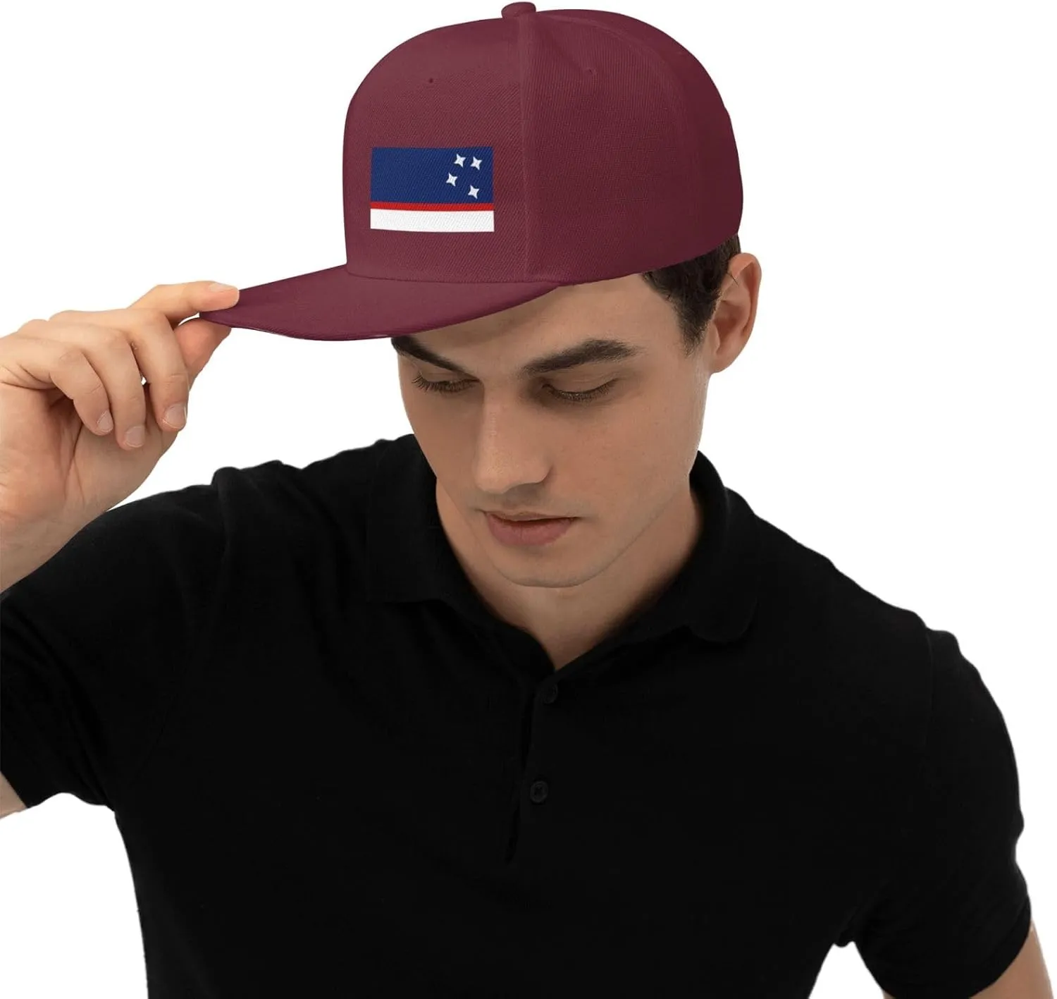 Flag of Patagonia Snapback Hats for Men Women Baseball Cap Flat Bill Brim Hat