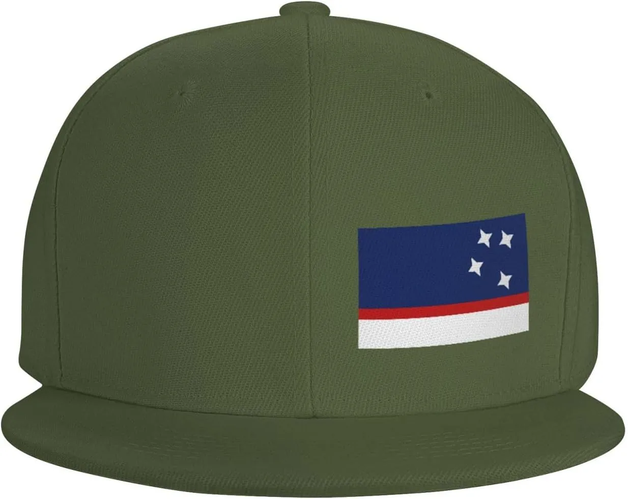 Flag of Patagonia Snapback Hats for Men Women Baseball Cap Flat Bill Brim Hat
