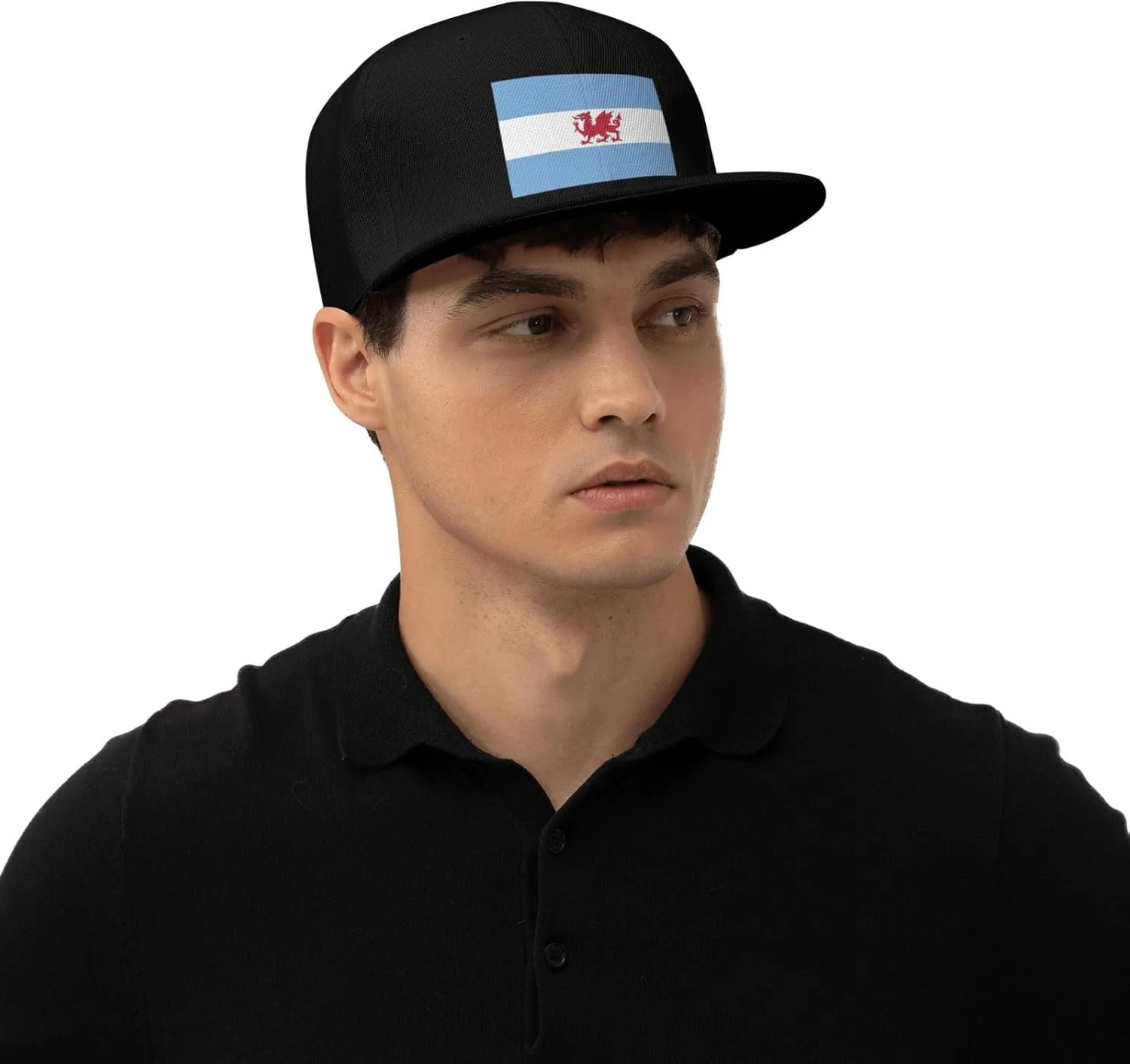 Flag of The Welsh Colony in Patagonia Baseball Cap for Men Women Snapback Hat Adjustable Flat Bill Hats