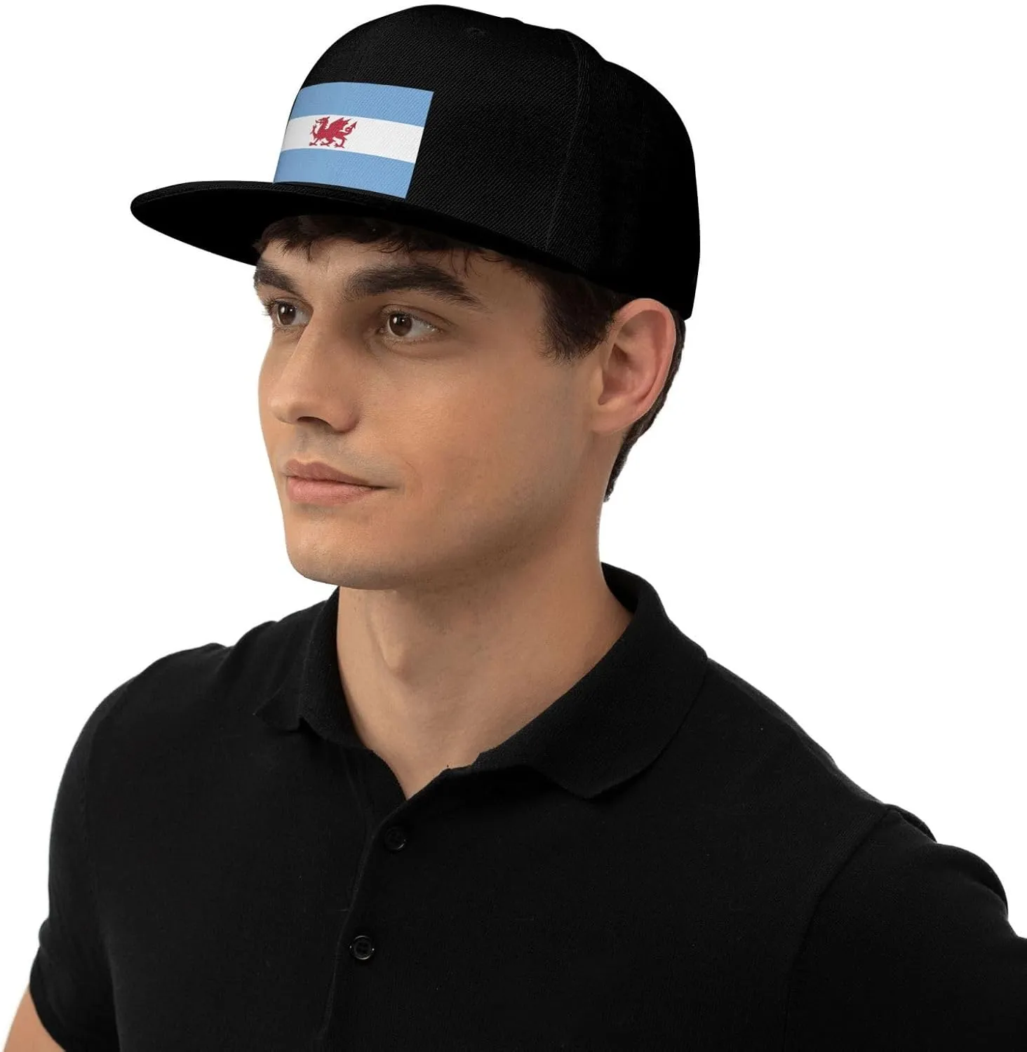 Flag of The Welsh Colony in Patagonia Baseball Cap for Men Women Snapback Hat Adjustable Flat Bill Hats
