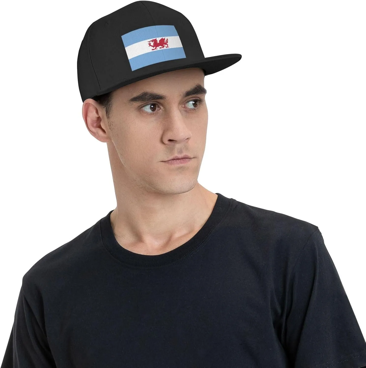 Flag of The Welsh Colony in Patagonia Baseball Cap for Men Women Snapback Hat Adjustable Flat Bill Hats
