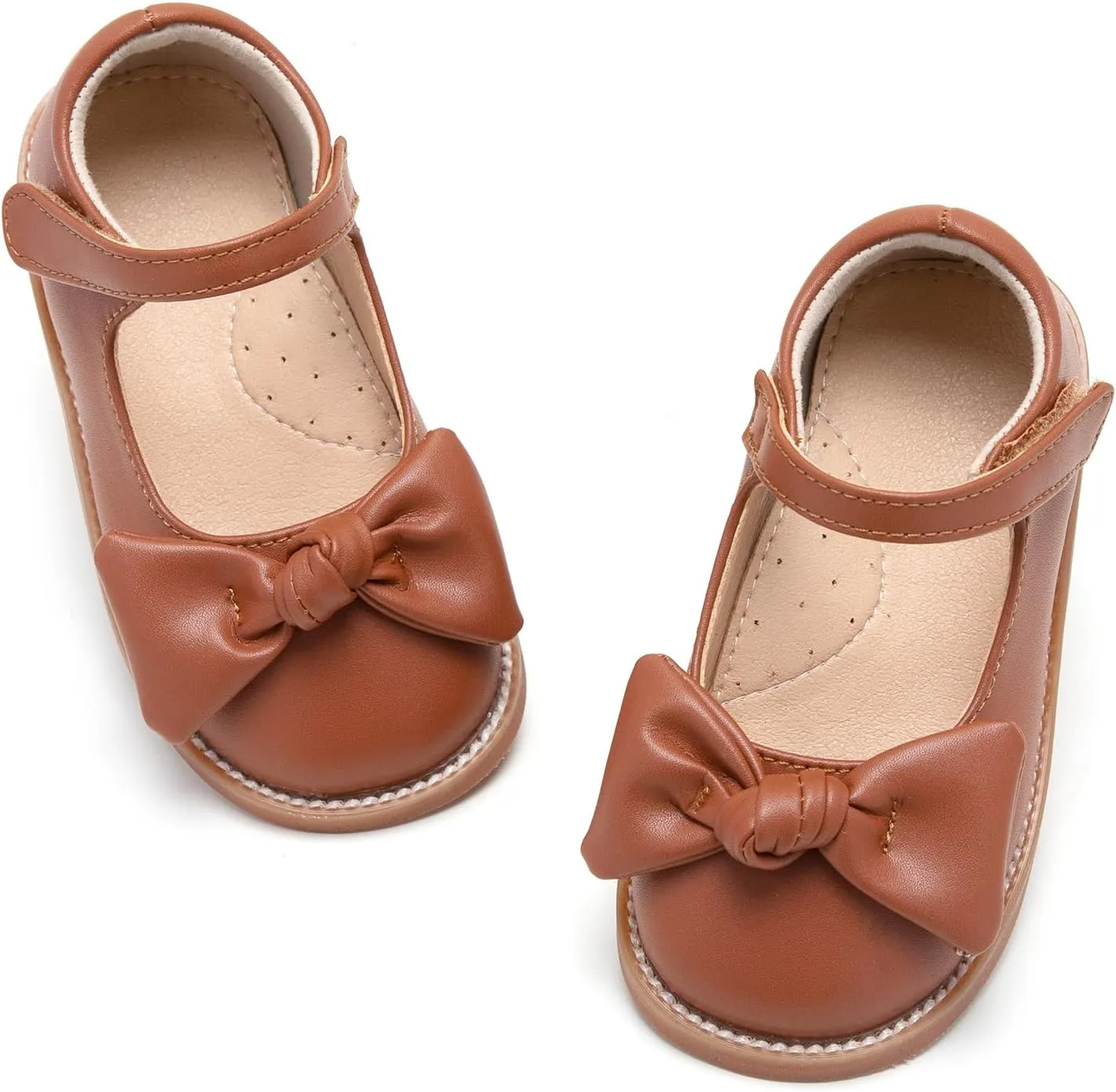 Flaryzone Toddler Little Girl Mary Jane School Uniform Oxfords Flat Dress Shoes