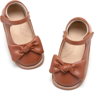 Flaryzone Toddler Little Girl Mary Jane School Uniform Oxfords Flat Dress Shoes
