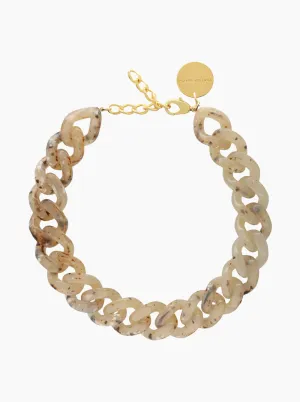 Flat Chain Necklace - Light Bernstein