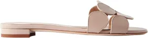 Flat Slide Sandals for Women Circle-Cut Open Toe Slip On Mule Sandals Casual Summer Dressy Flat Shoes
