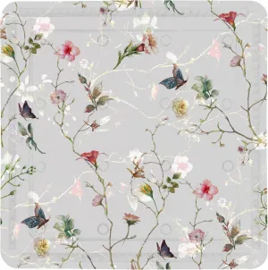 Flores Shower Mat 55 x 55 cm Multi-Coloured PVC