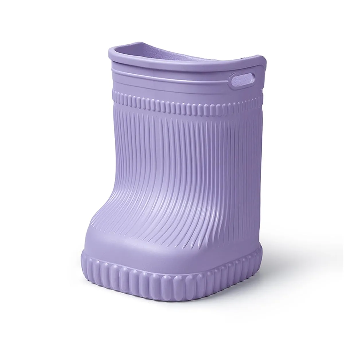 Foot Spa Bath,Boot Shaped with Massage Bumps & Calf Soaking for Relaxation, Pain Relief and Improved Circulation (Purple,S)