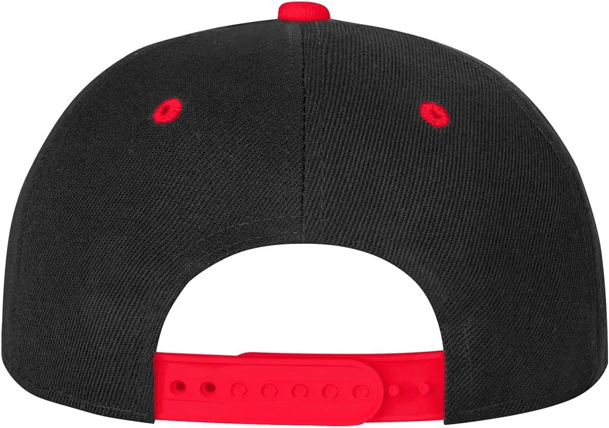 Frying Pan with Eggs Snapback Hats for Men Women Hat Baseball Cap Flat Bill Visor White Hat