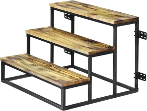 Garage Steps, Prefab Stairs for Permanent Installation, Not The Portable/Light Weight Alternatives, Hot Tub Stairs, Prefab Outdoor Wood Stairs for Home, Porch Steps