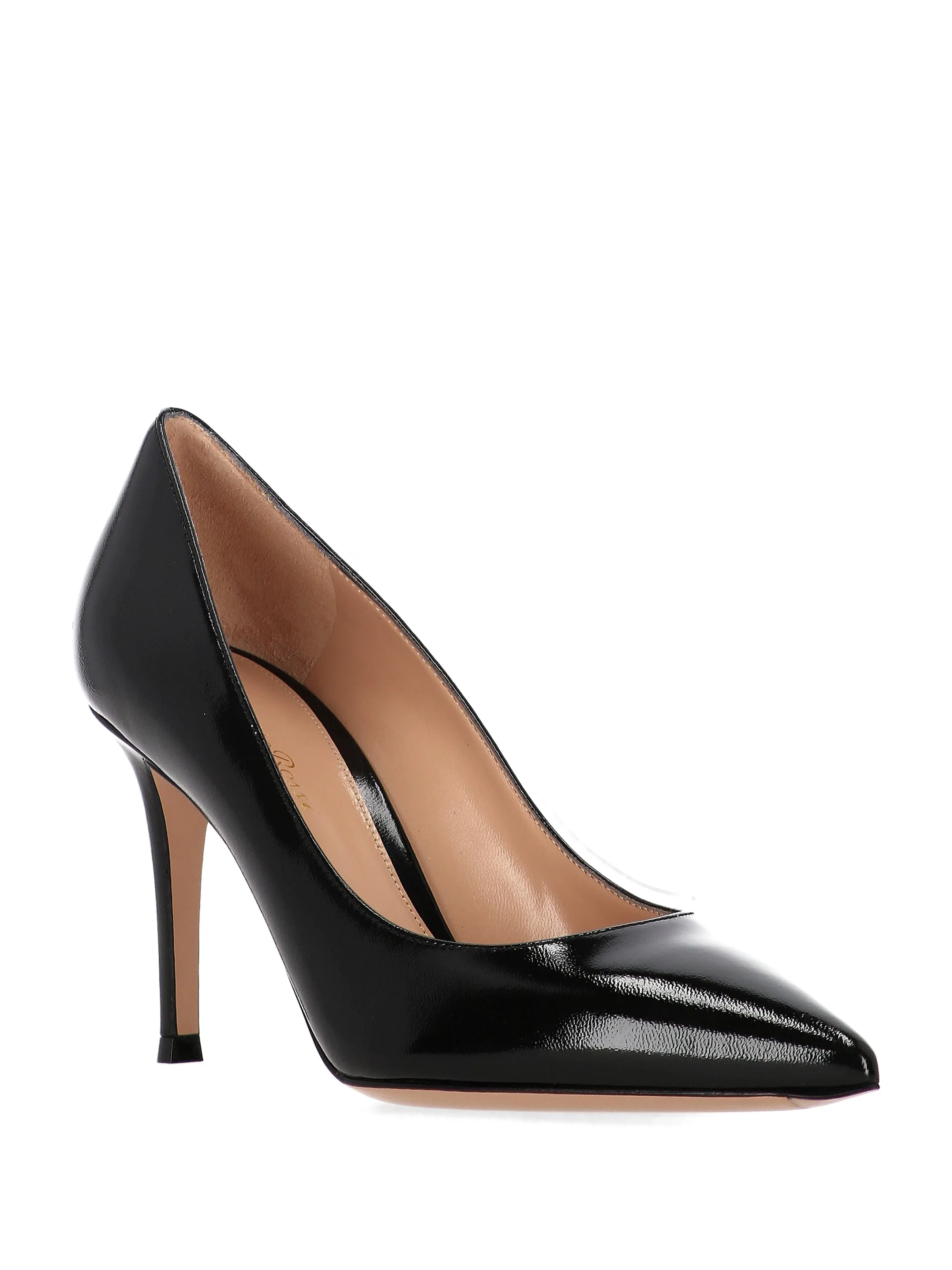 Gianvito Rossi Gianvito 85 Svart patentläderpumpar