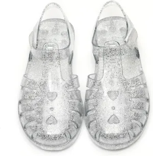 Girls Jelly Sandals Summer Costume Princess Dress Flat Breathable Waterproof Fisherman Gladiator Shoes For Girl Closed Toe Beach Flat-Sandals For Toddler Little Kid Big Kids