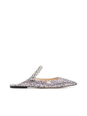 Glitterembellished Flat Shoes