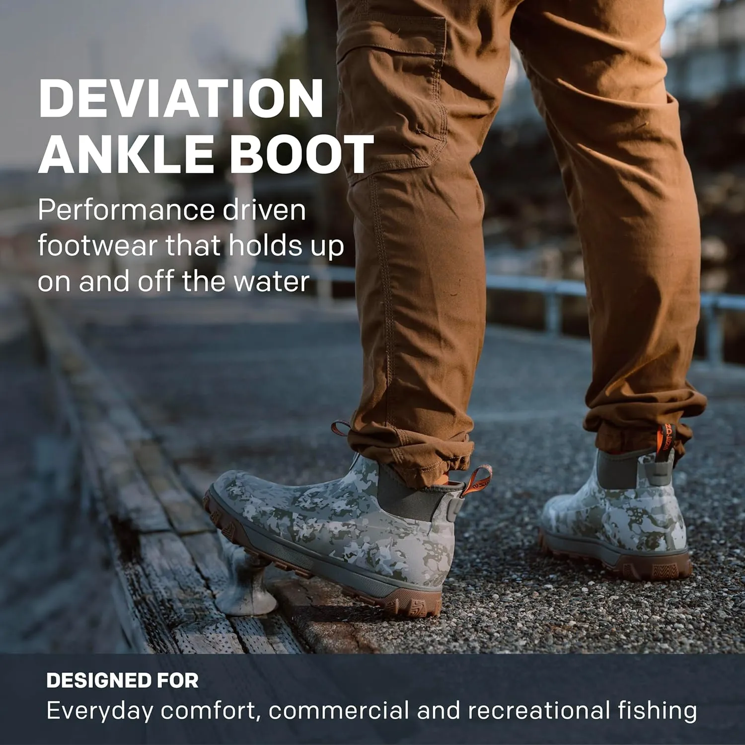 Grundens Men’s Deviation 6” Ankle Boot | Durable, Waterproof