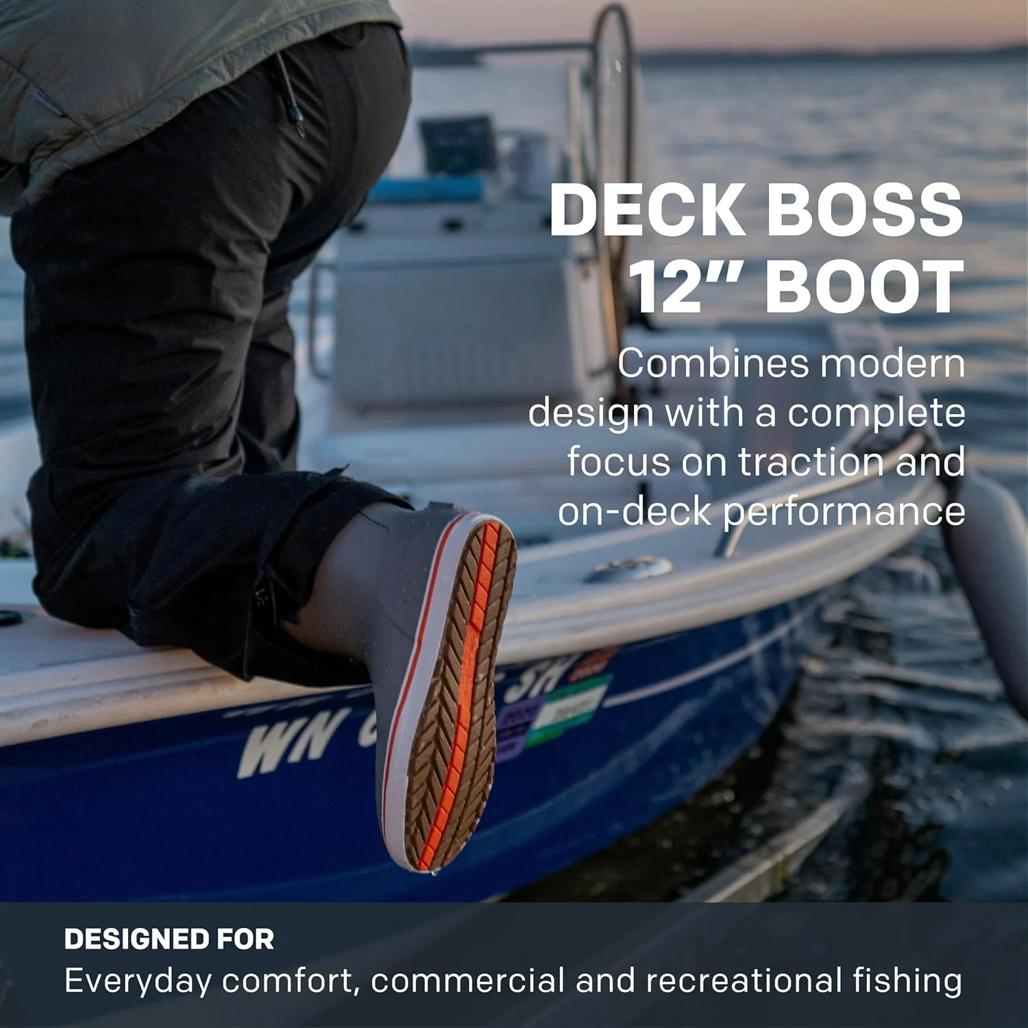 Grundéns Men’s 12” Deck Boot | Durable, Waterproof